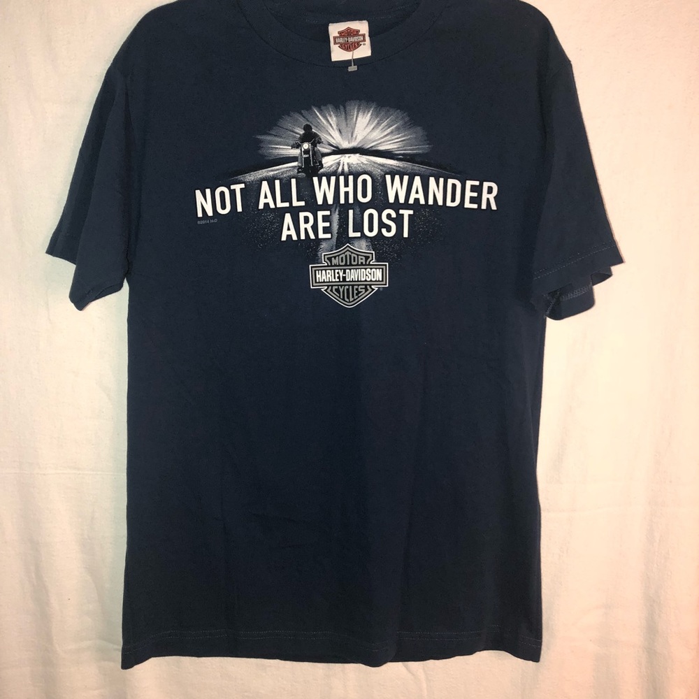 Harley Davidson “not all who wonder are lost “